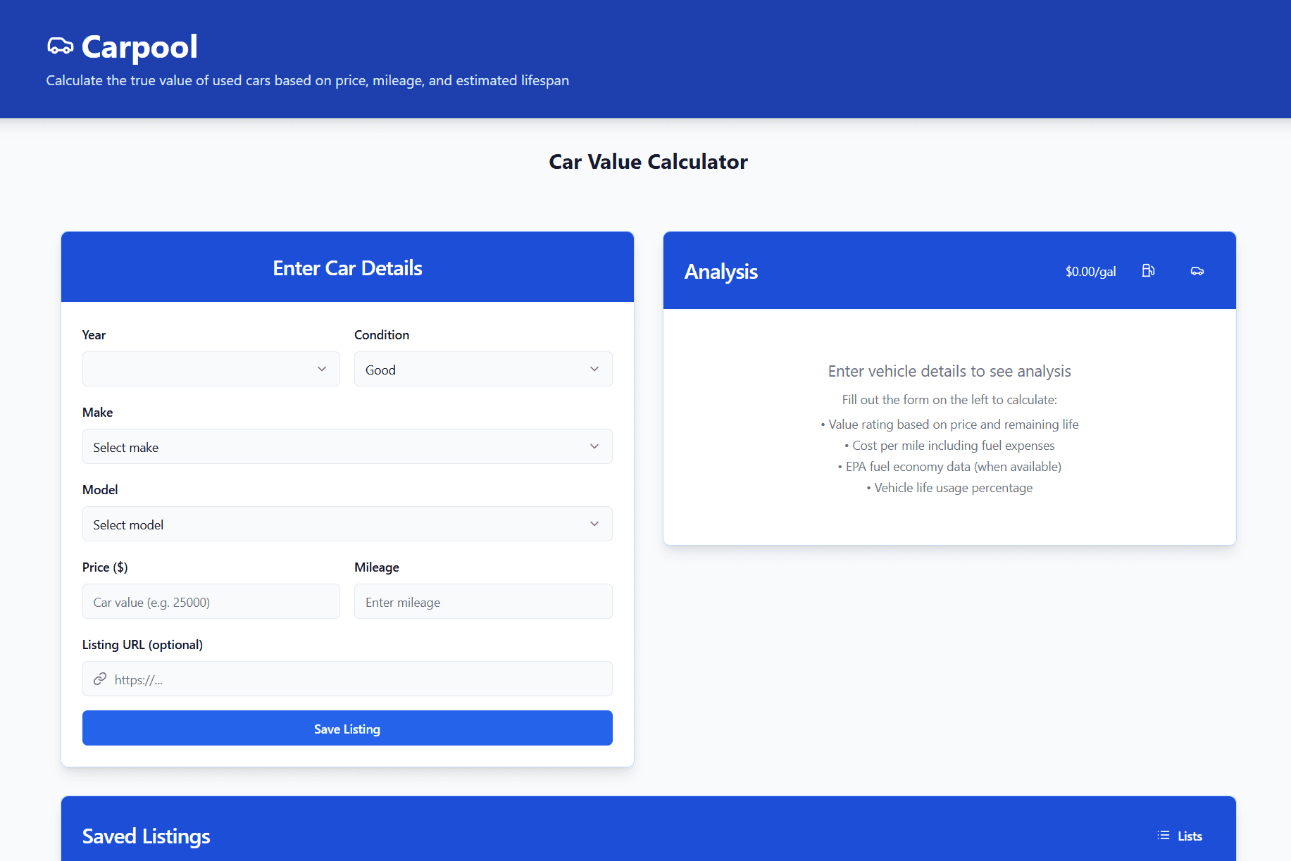 Carpool App website by My-Merch