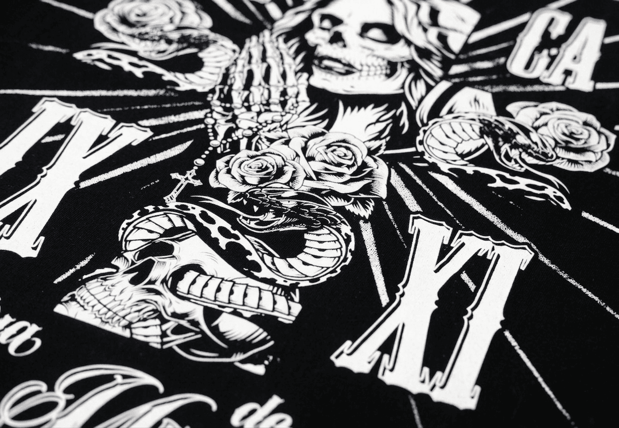 One Color custom shirt printing